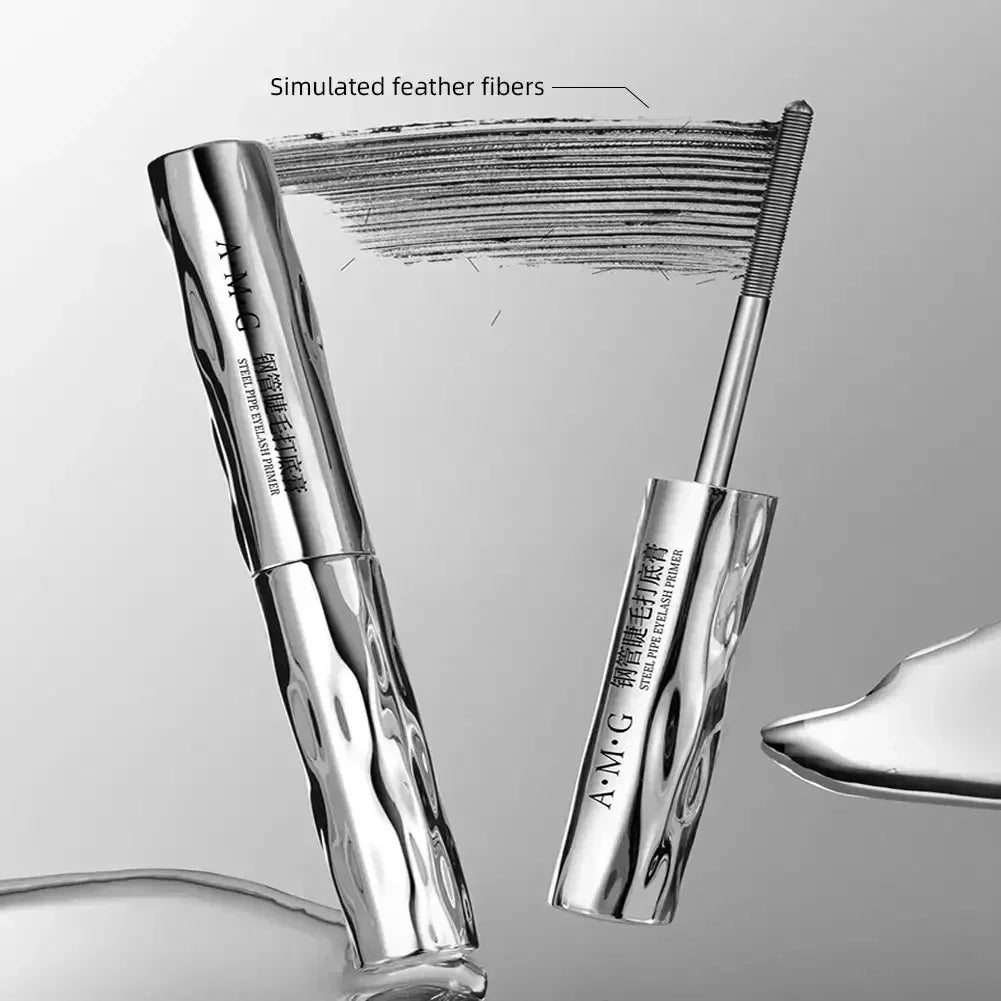 Mascara petit tube acier noir volume et courbure waterproof 4D cils allongés longue tenue séchage rapide
