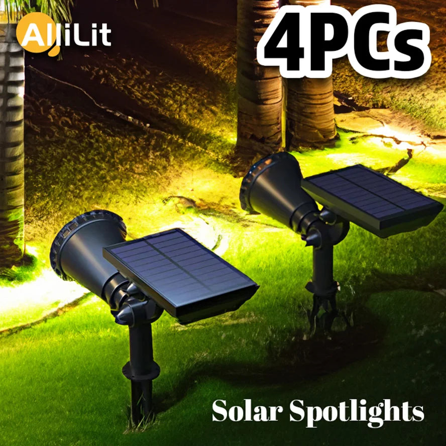 9 LED Solar Spotlight – Adjustable Outdoor Garden Light