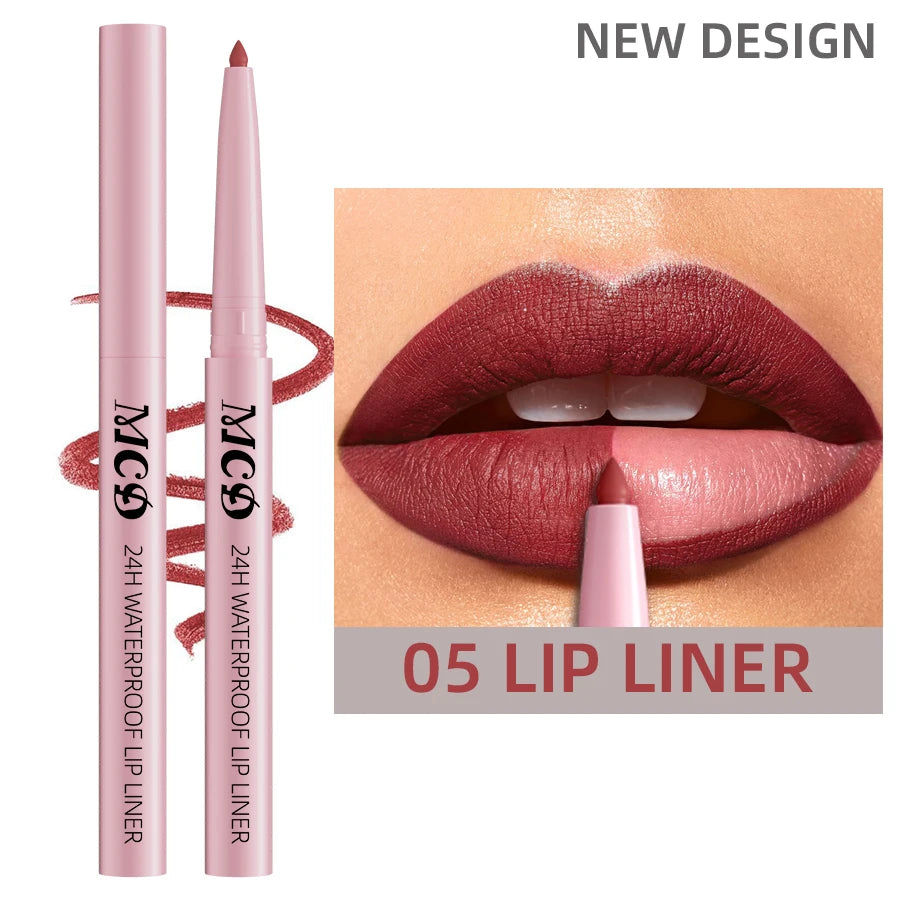Crayon à lèvres mat waterproof – 1 pièce Définit et contourne parfaitement les lèvres. Teinte Sexy Red, couleur naturelle et intense. Texture hydratante, idéale pour un maquillage des lèvres longue tenue