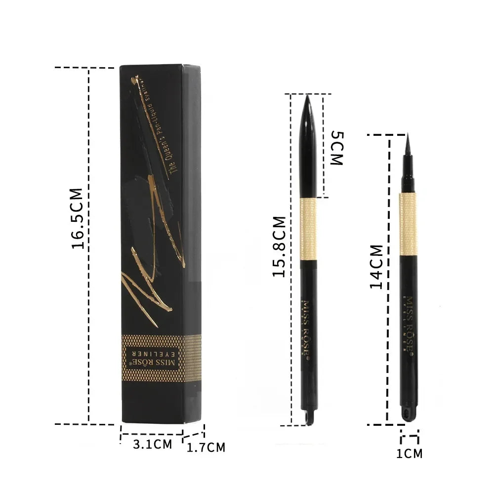 Eyeliner Noir — naturel, longue tenue, facile à appliquer, waterproof, anti-bavures, séchage rapide, fini mat, stylo liquide
