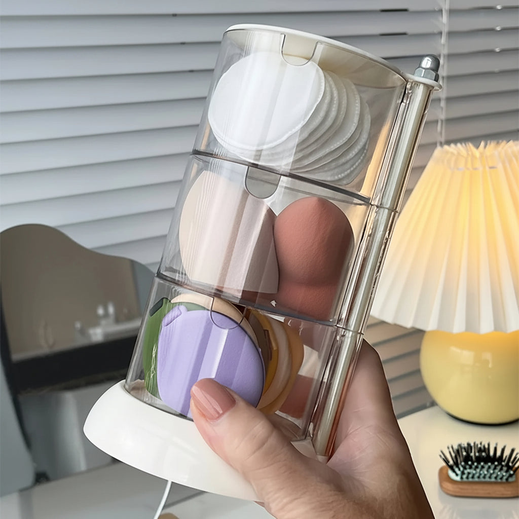 Minimalist Makeup Sponge Organizer