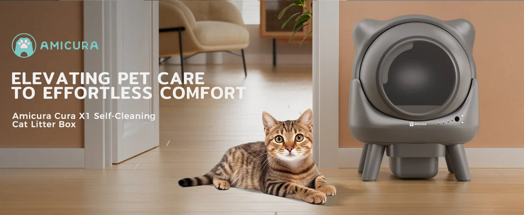 80L Smart Self-Cleaning Cat Litter Box – Automatic App-Controlled Litter Box