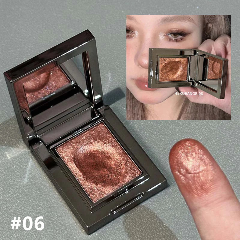 **« Palette fards à paupières caméléon vert foncé – Pailleté, facile à appliquer et illuminant »**