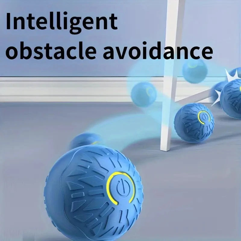 Smart Automatic Rolling Dog Ball – USB Rechargeable Interactive Pet Toy