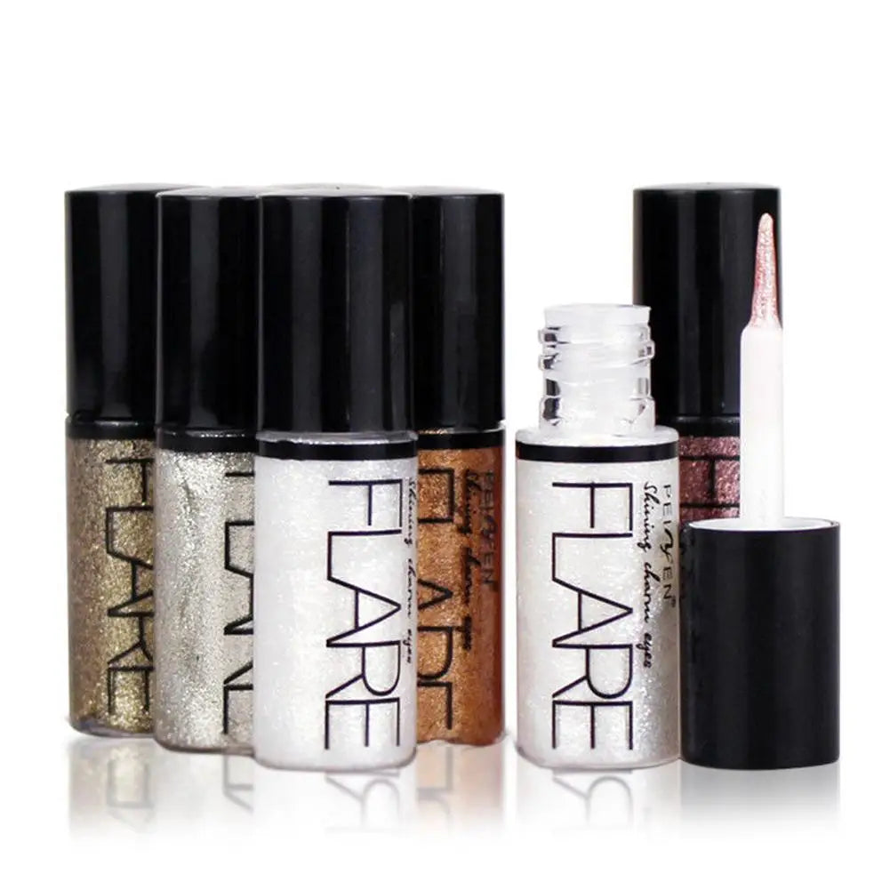 Eyeliner Liquide – Perle Brillante, Fard à Paupières Lumineux, Longue Tenue, Stylo Eyeliner et Highlighter, Outils de Maquillage des Yeux