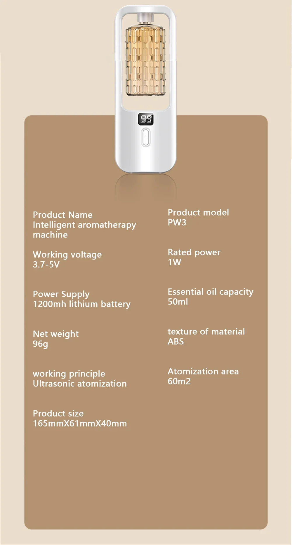 Essential Oil Aroma Diffuser – Fragrance Humidifier & Air Freshener for Home and Office