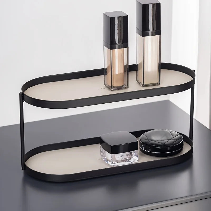 Double-Layer Makeup & Jewelry Organizer