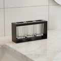 Carbon Steel Electric Toothbrush Holder – Transparent Bathroom Organizer Rack