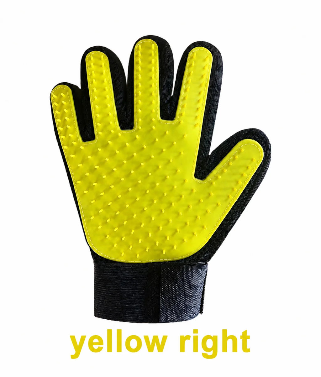 Pet Grooming Glove – Deshedding & Massage Brush for Dogs and Cats