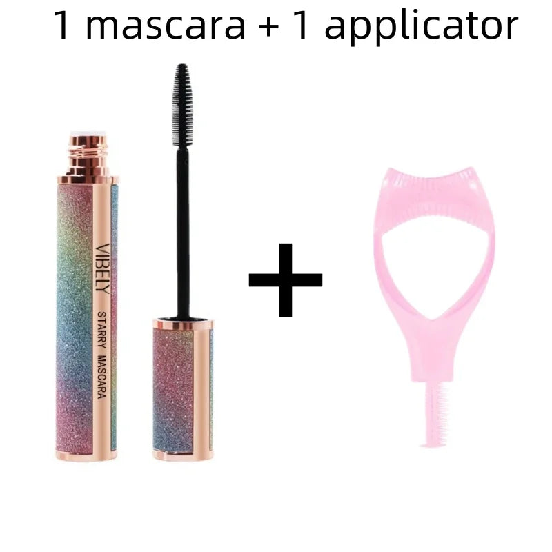 Mascara 4D allongeant extensions cils femme waterproof séchage rapide longue tenue grands yeux