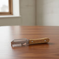 3-in-1 Stainless Steel Vegetable Peeler with Wooden Handle – Fruit & Potato Peeler with Built-In Bottle Opener