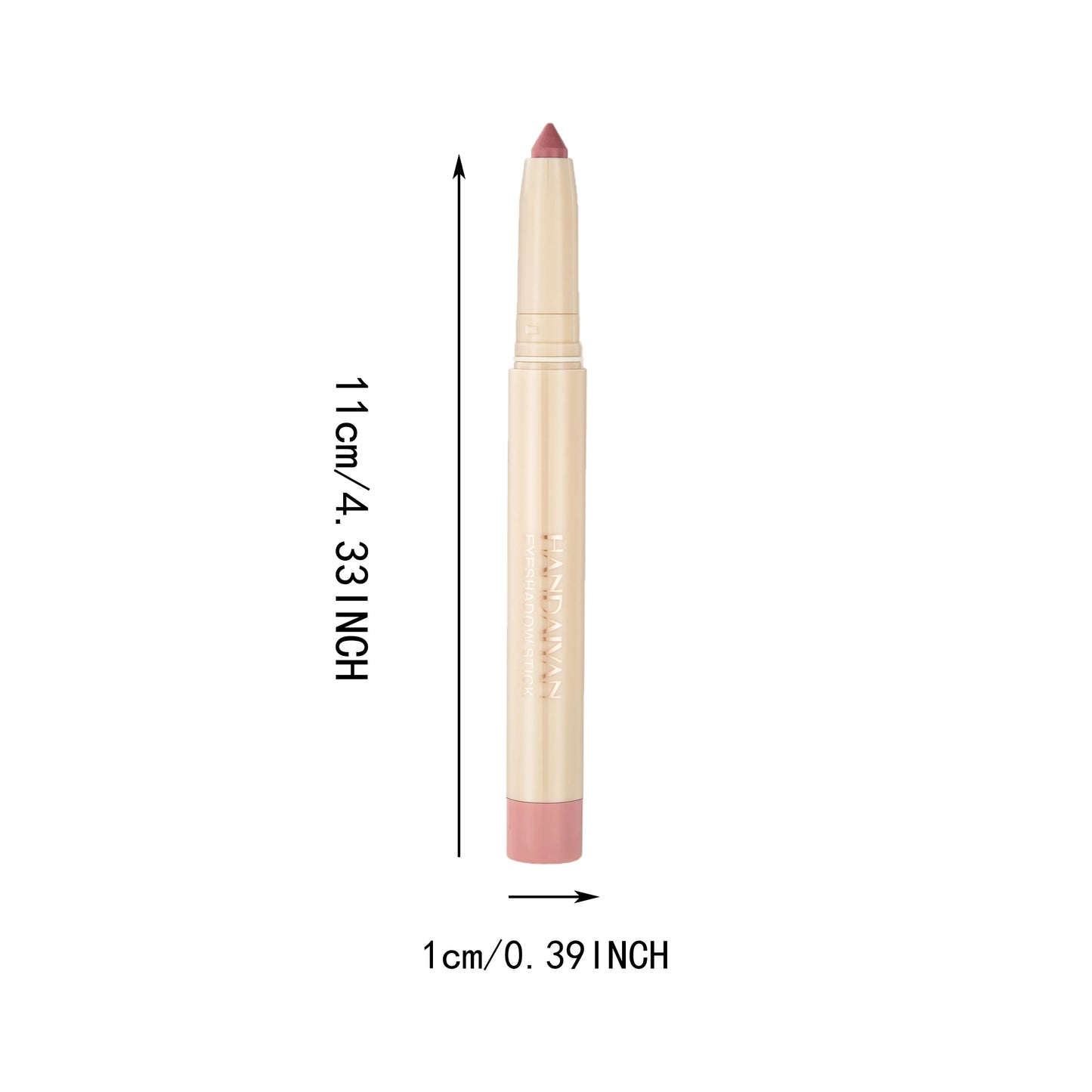 Crayon yeux dual-use – eyeliner et fard à paupières, mat, naturel, adapté pour maquillage de nuit ou clubbing, pointe ajustable
