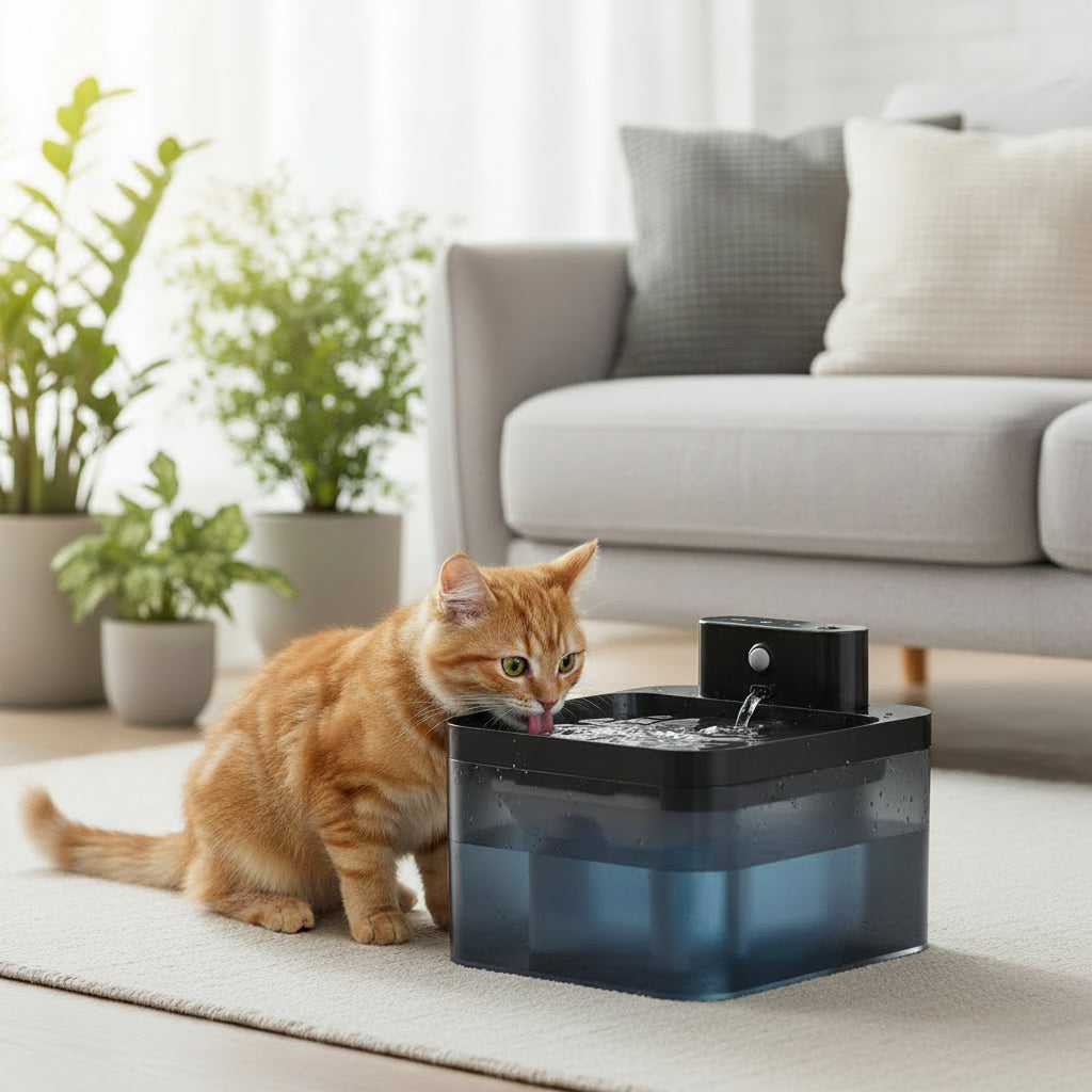 Automatic Rechargeable Water Fountain for Cats & Dogs