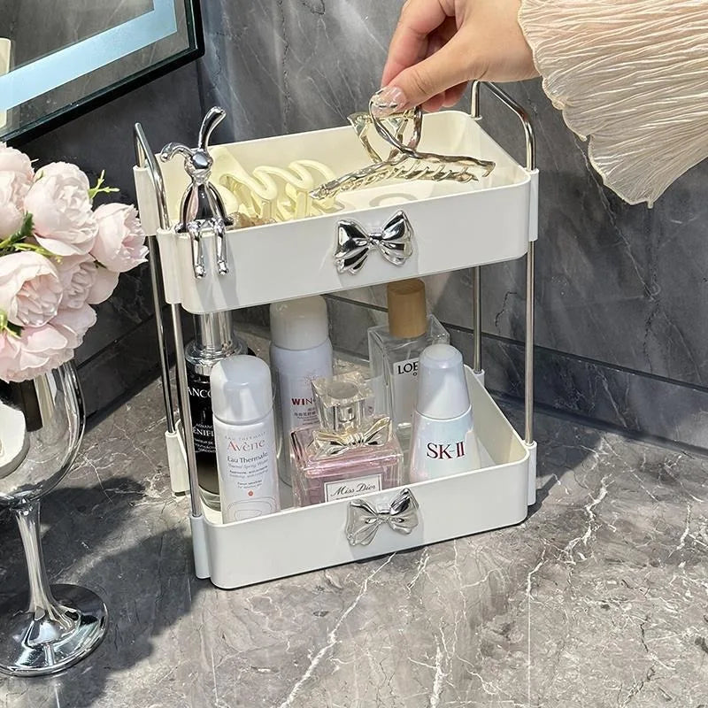 Bow Makeup Storage Organizer