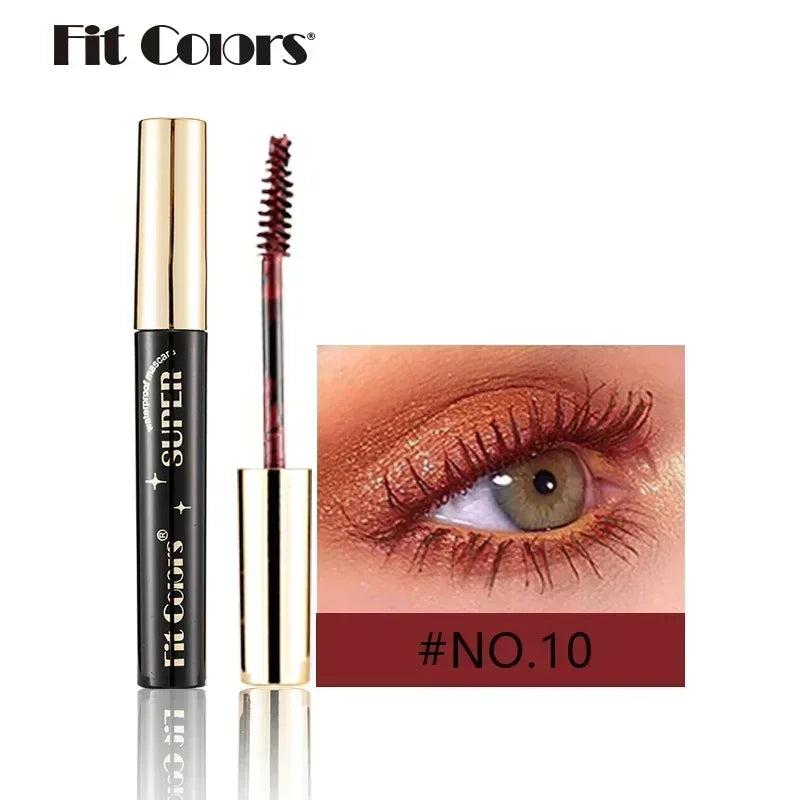 Mascara fibres de soie 5D – Mascara coloré waterproof, 14 teintes, effet 3D, allonge et épaissit les cils, extension de cils, cosmétique pour les yeux