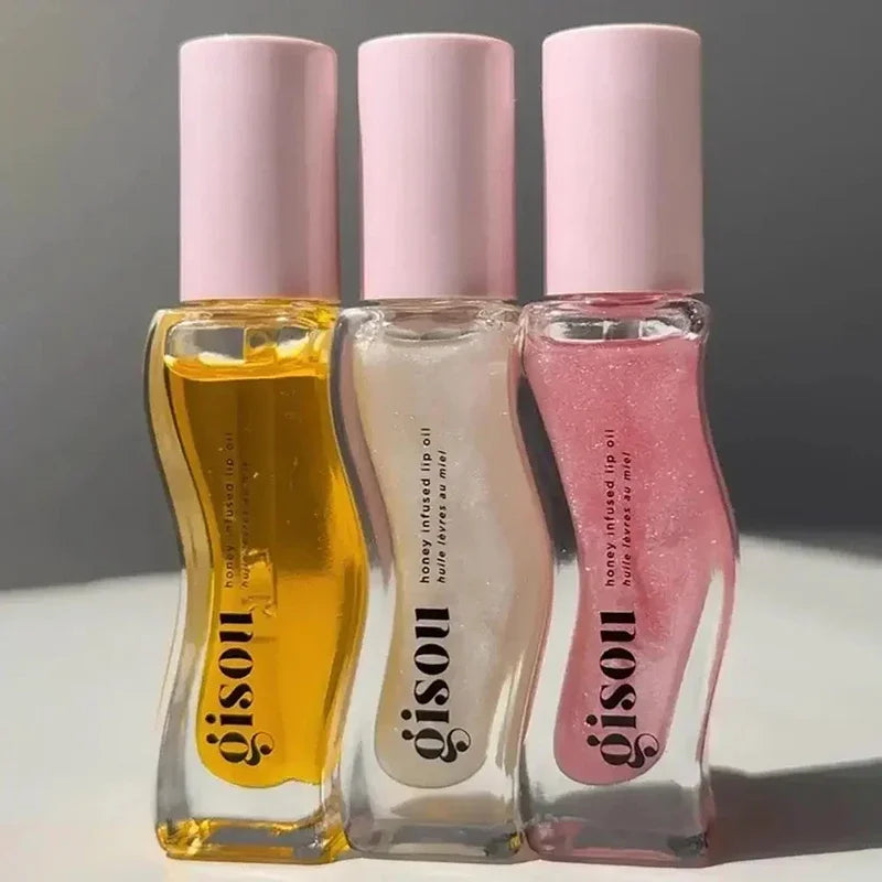 Baume à lèvres hydratant populaire Gisou – Huile à lèvres originale, soin des lèvres, teinté, effet repulpant, exfoliant et gloss repulpant