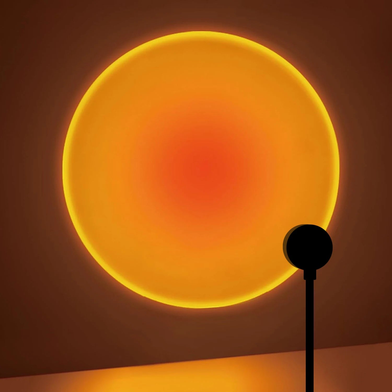 Sunset Projection Lamp – Rotatable USB LED Atmosphere Light for Bedroom & Living Room