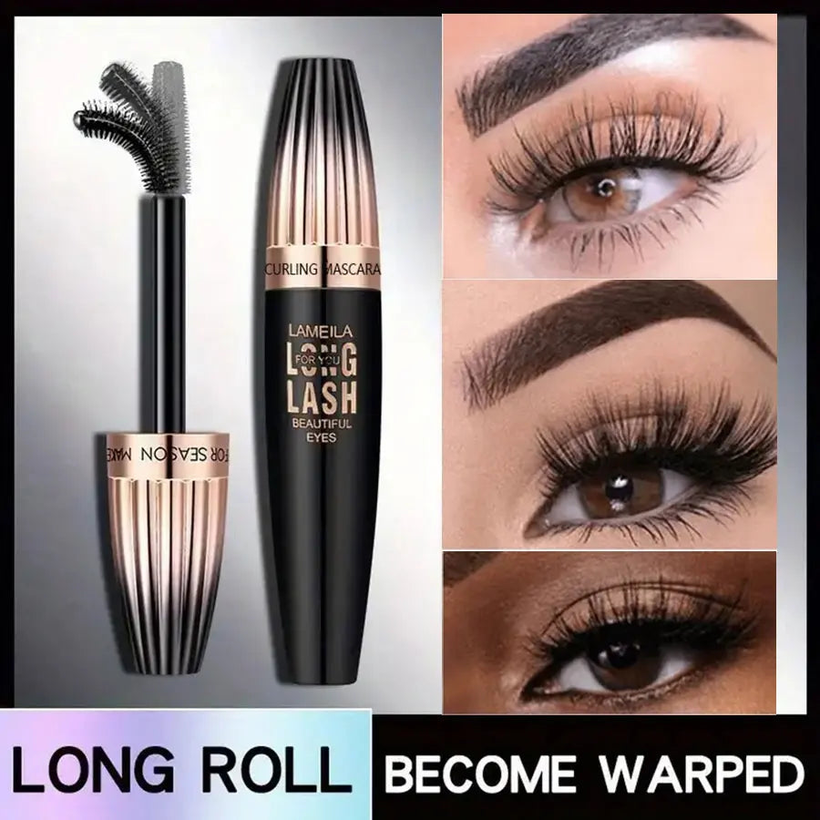 **« Mascara 4D waterproof – Épais, recourbant et longue tenue »**