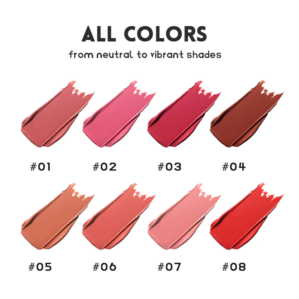 Rouge à lèvres effet miroir aquatique — Finition blanche | Non transférable et résistant aux taches | Hydratant avec effet gloss lumineux | Maquillage lèvres doux et brillant