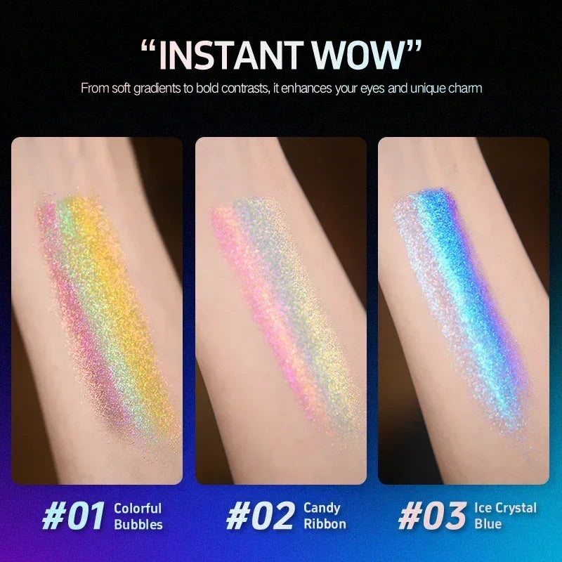 **« Fard à paupières– 5 couleurs scintillantes et longue tenue »**