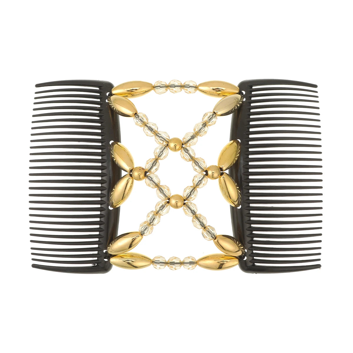 « Peigne Élastique Double Rang – Accessoire Cheveux Femme »