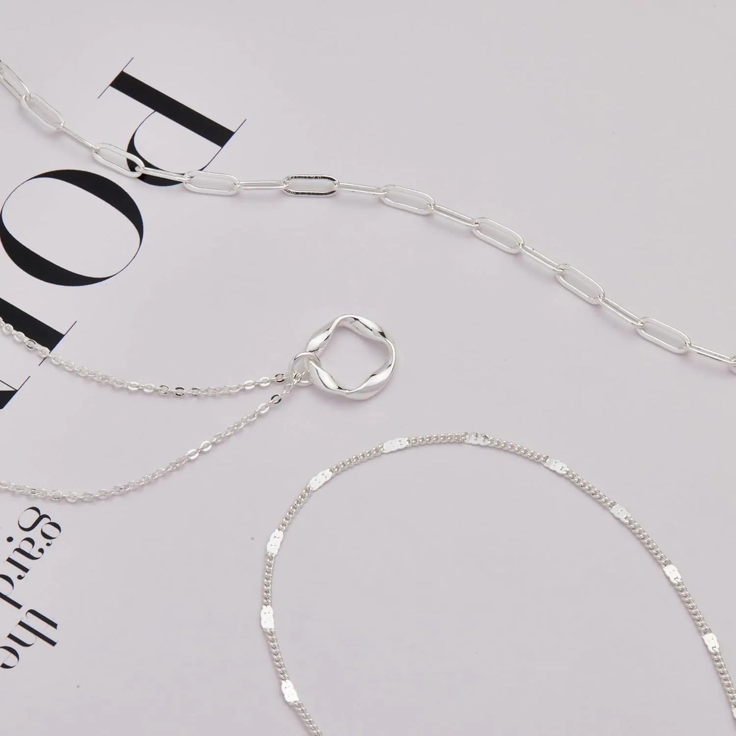 « Colliers Femme Superposés – Doré & Argenté, Multi-chaînes »