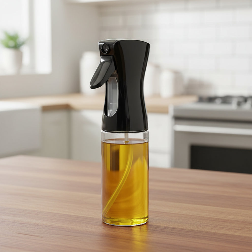 2-in-1 Oil Sprayer & Brush Bottle – 200ml / 300ml / 500ml Kitchen Oil Mister for Cooking, Baking & BBQ