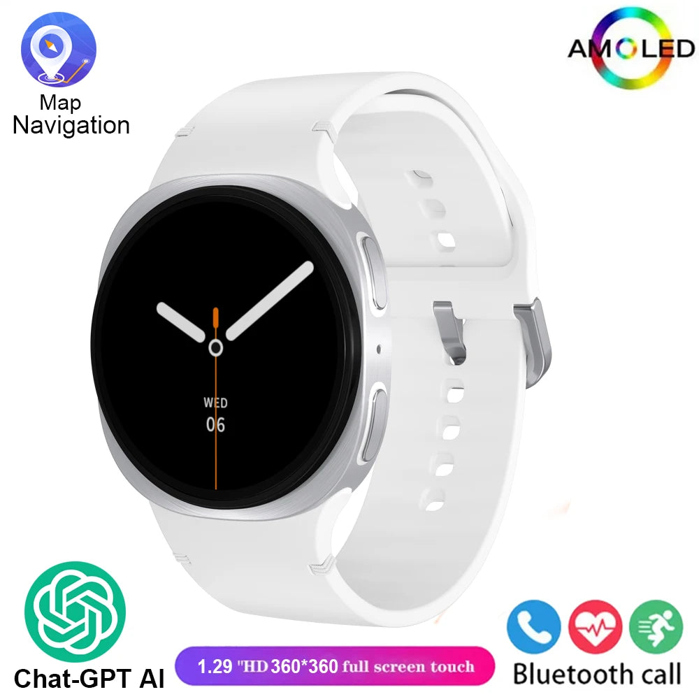 2025 nouvelles montres 8 Mini GPS piste montre intelligente pour hommes femmes santé Sport AMOLED fréquence cardiaque Bluetooth appel étanche Smartwatch