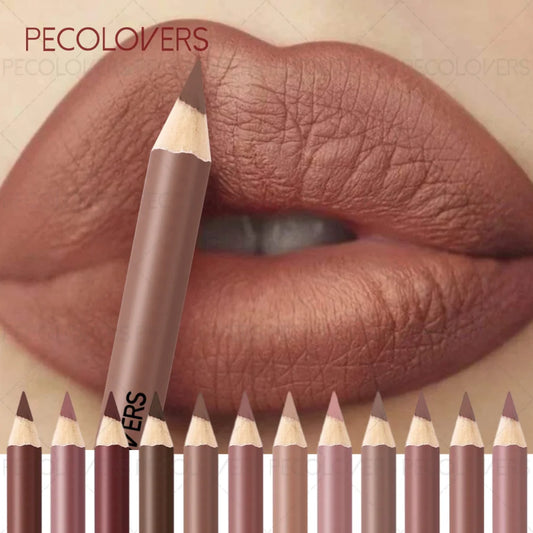 1 Pièce Crayon à Lèvres Mat – Glisse Facile, Longue Tenue, Plusieurs Couleurs, Idéal pour Usage Quotidien