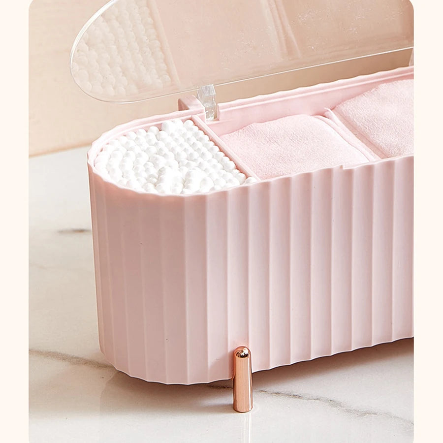 3-Compartment Beauty Sponge Organizer