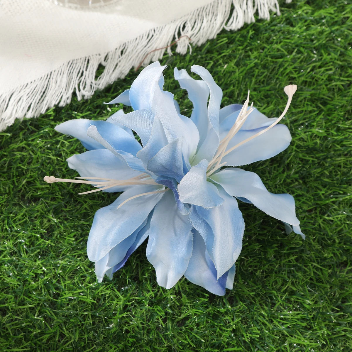 « Barrettes Femme – Fleurs Orchidée, Style Bohème »