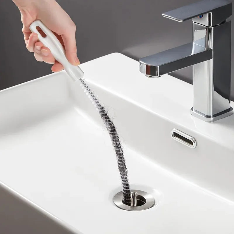 Household Drain Cleaning Tool – Flexible Pipe & Hair Clog Remover