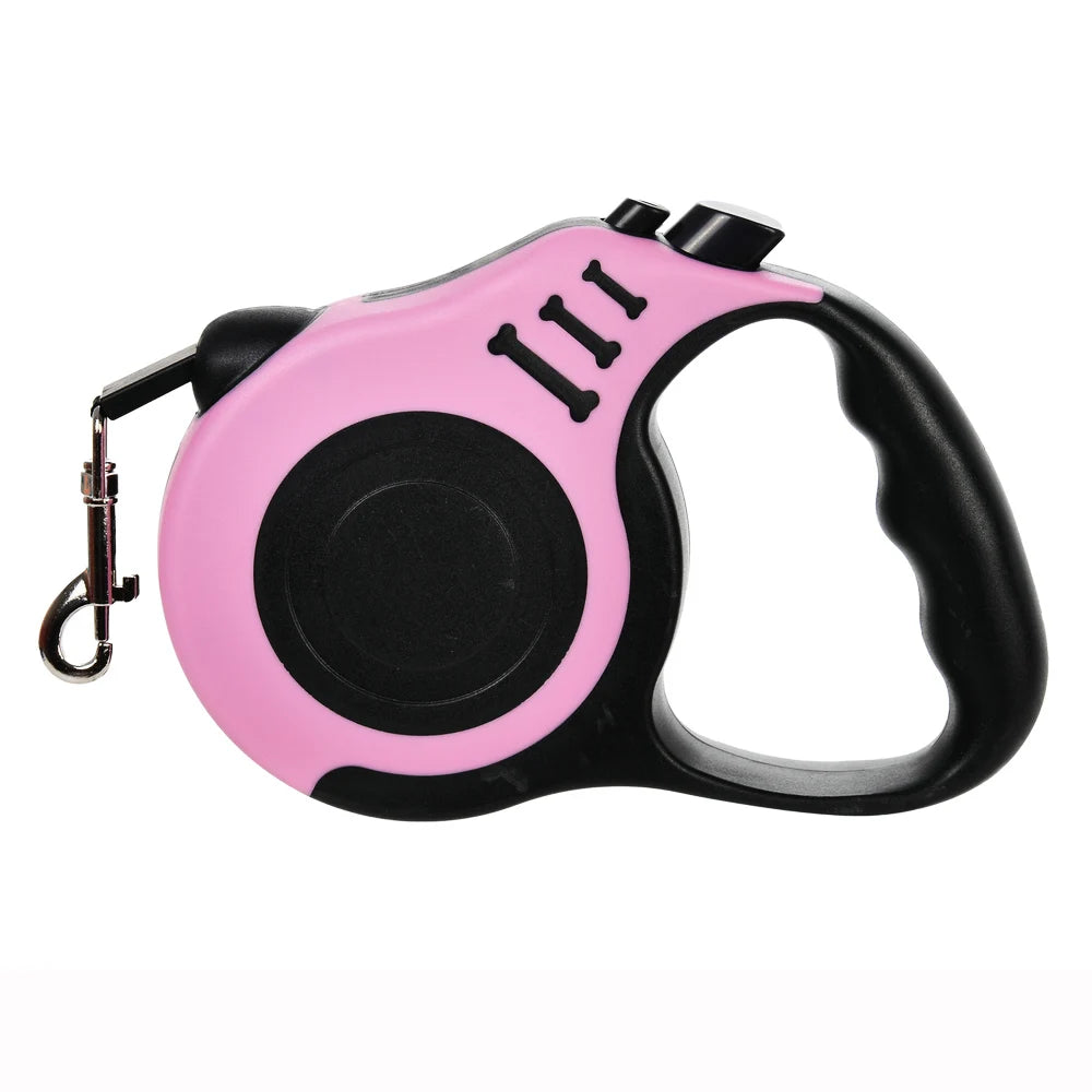 Retractable Dog Leash – 3m & 5m Adjustable Walking Lead for Small & Large Dogs