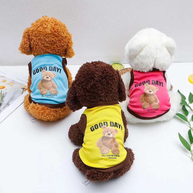 Breathable Summer Pet Vest – Lightweight Clothes for Dogs & Cats