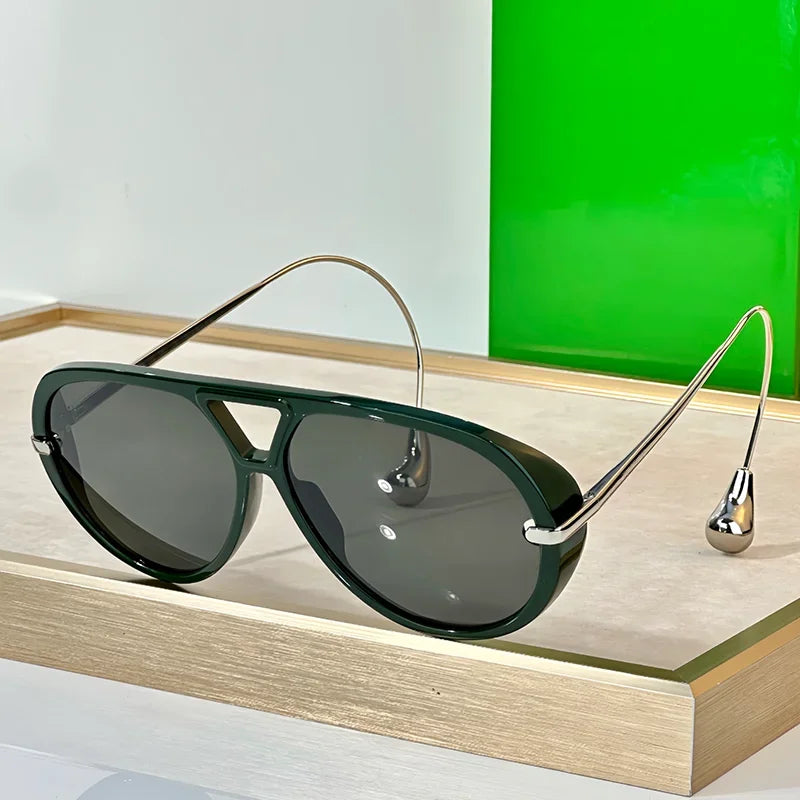 « Lunettes de soleil Femme – Aviateur INS, Tortoise & Or »