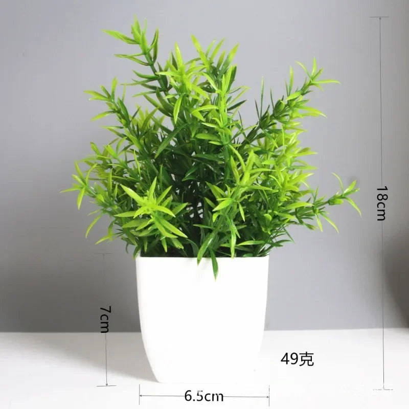 Artificial Eucalyptus Bonsai Plant – Decorative Fake Potted Greenery