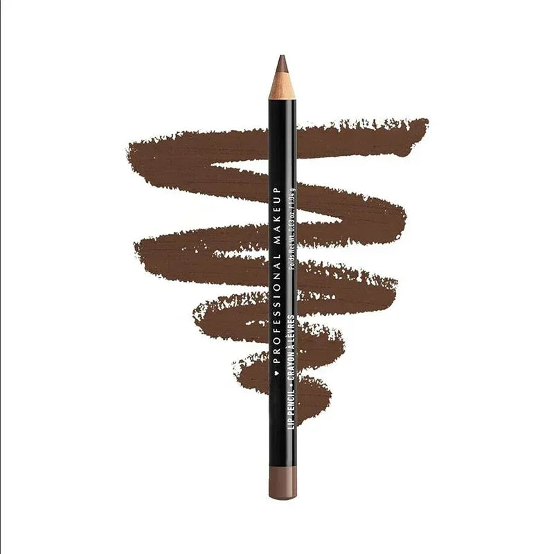 Crayon à Lèvres Slim – Longue Tenue, Crémeux, Waterproof, Effet Repulpant, Teintes Naturelles Nude et Marron, Maquillage Professionnel