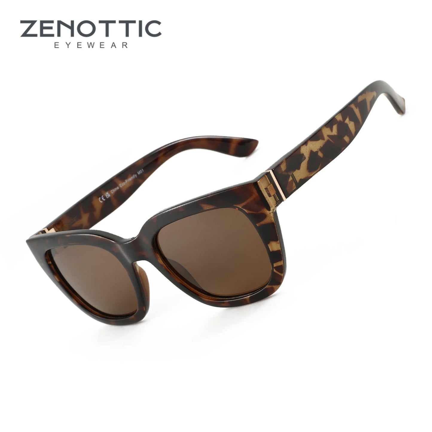 Lunettes de soleil – Modèle papillon à la mode pour femmes | Protection UV400 | Lunettes de soleil œil-de-chat polarisées ZS2218