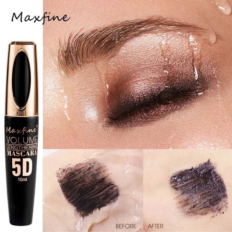 **« Mascara  5 couleurs – Épais, recourbant et waterproof »**