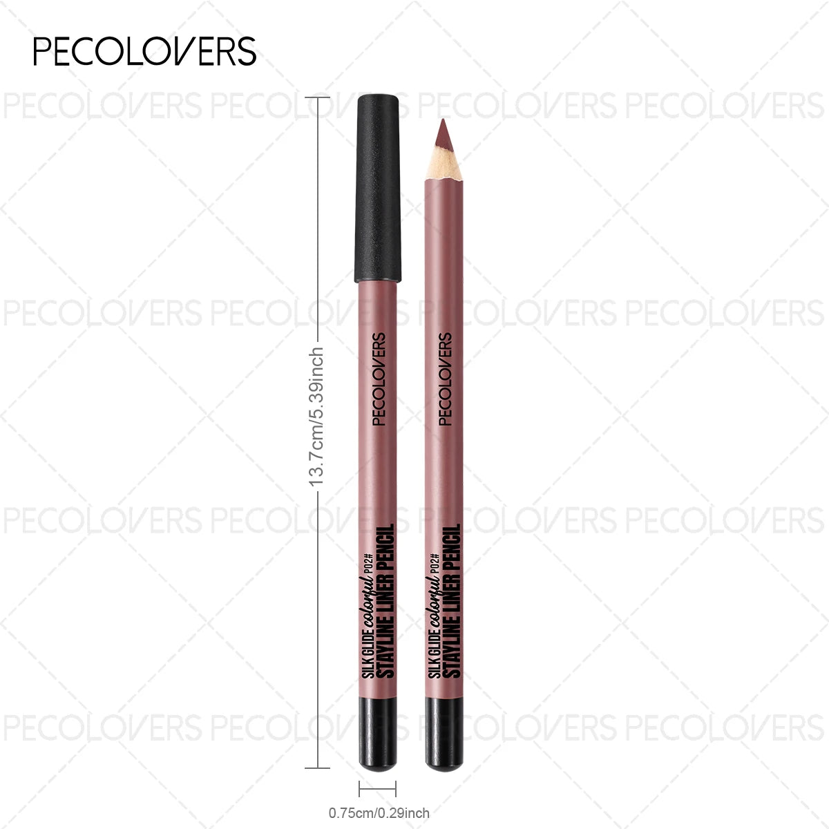 1 Pièce Crayon à Lèvres Mat – Glisse Facile, Longue Tenue, Couleurs Variées, Idéal Halloween et Noël