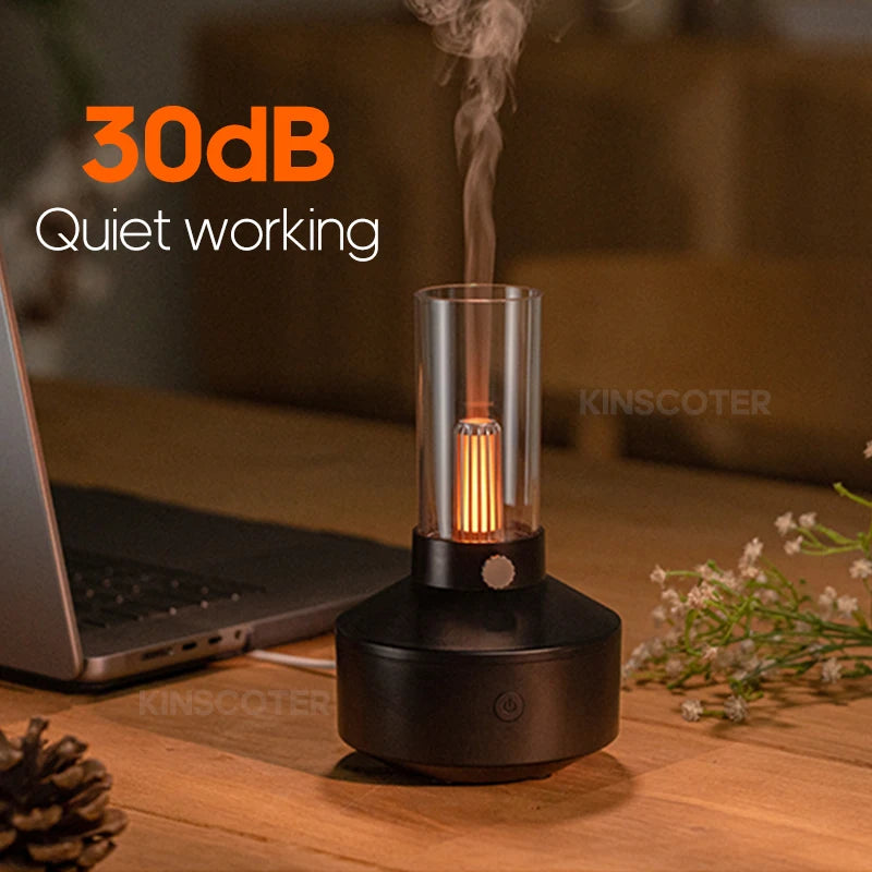 Portable Mini Aroma Diffuser – USB Essential Oil Humidifier with LED Night Light