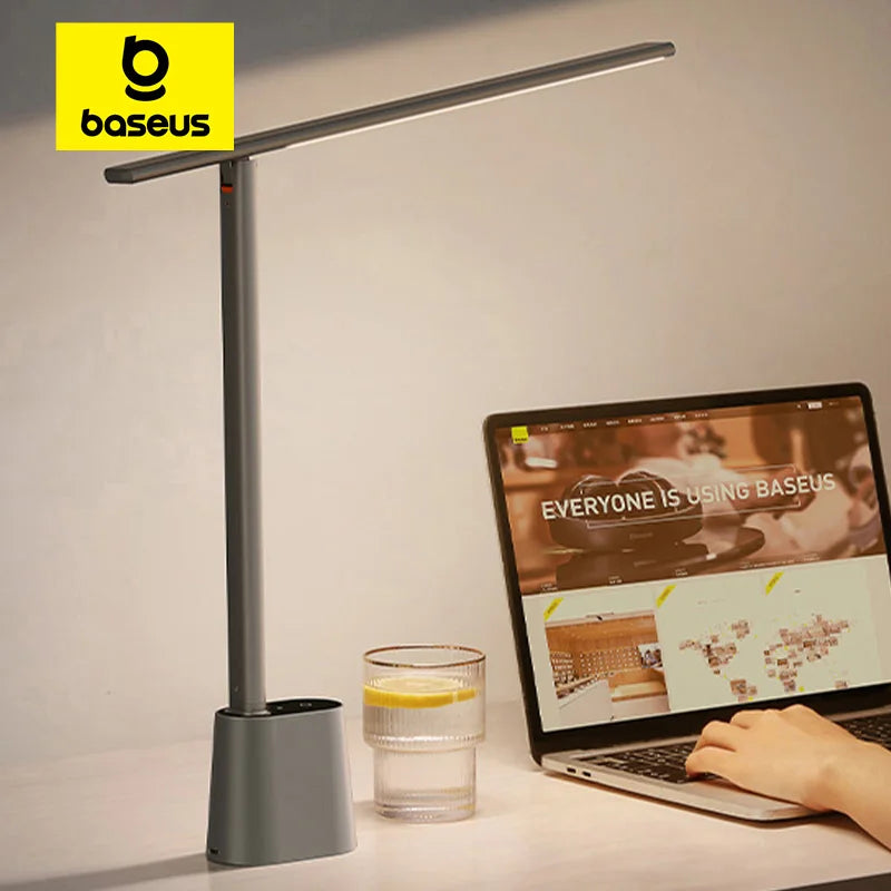 LED Desk Lamp – Eye-Caring Dimmable Study & Office Light with Smart Brightness