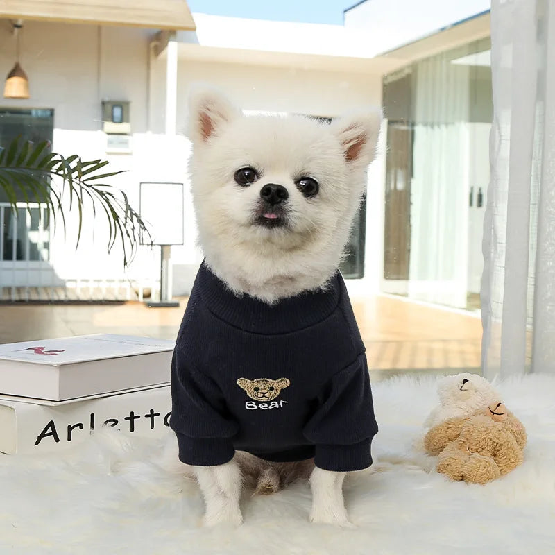 Winter Fleece Pet Sweatshirt – Warm Jacket for Dogs & Cats