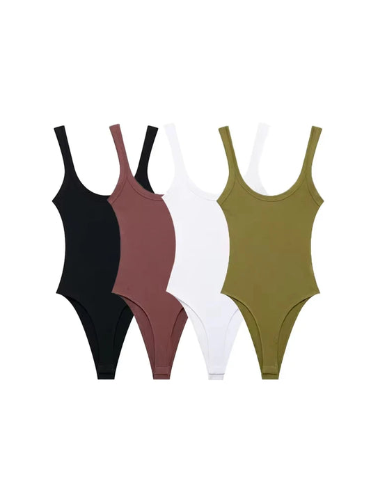 TRZA Bodysuit Femme Slim – Style Sexy & Club, Toutes Saisons