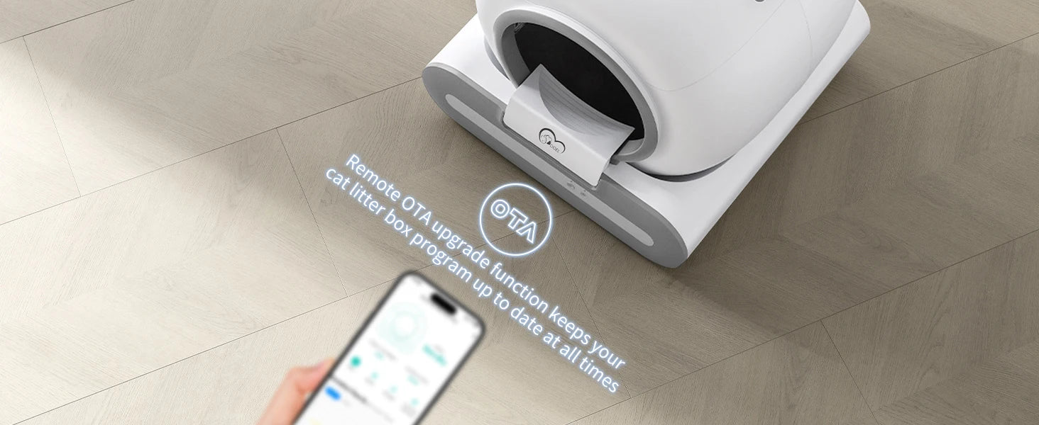 65L Self-Cleaning Cat Litter Box – Smart App-Controlled Automatic Litter Box