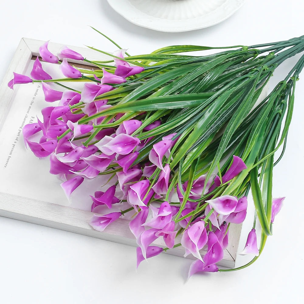 33CM Artificial Flower Bouquet – Decorative Fake Flowers for Home & Wedding Décor