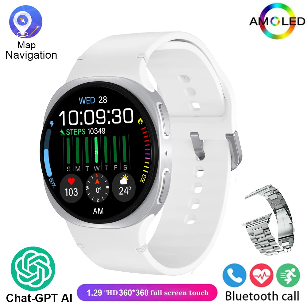 2025 nouvelles montres 8 Mini GPS piste montre intelligente pour hommes femmes santé Sport AMOLED fréquence cardiaque Bluetooth appel étanche Smartwatch