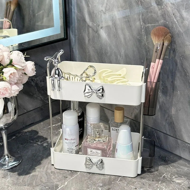 Bow Makeup Storage Organizer