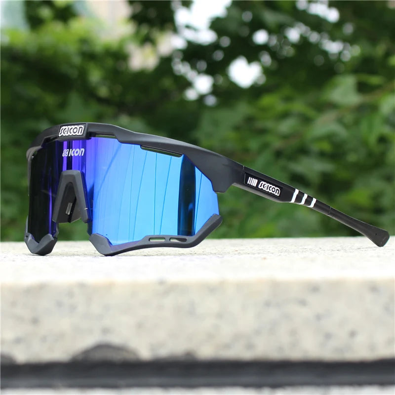 Lunettes de cyclisme– Protection UV400 | Pour hommes et femmes | Lunettes de sport outdoor pour VTT, route et cyclisme en général