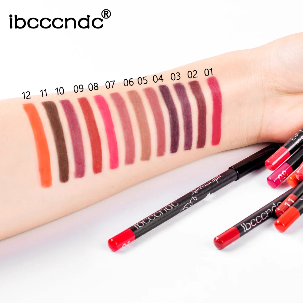 Crayon à Lèvres Mat Professionnel – Waterproof, Longue Tenue, Lisse, Teinte Naturelle Nude, 1 Pièce, Outil Cosmétique